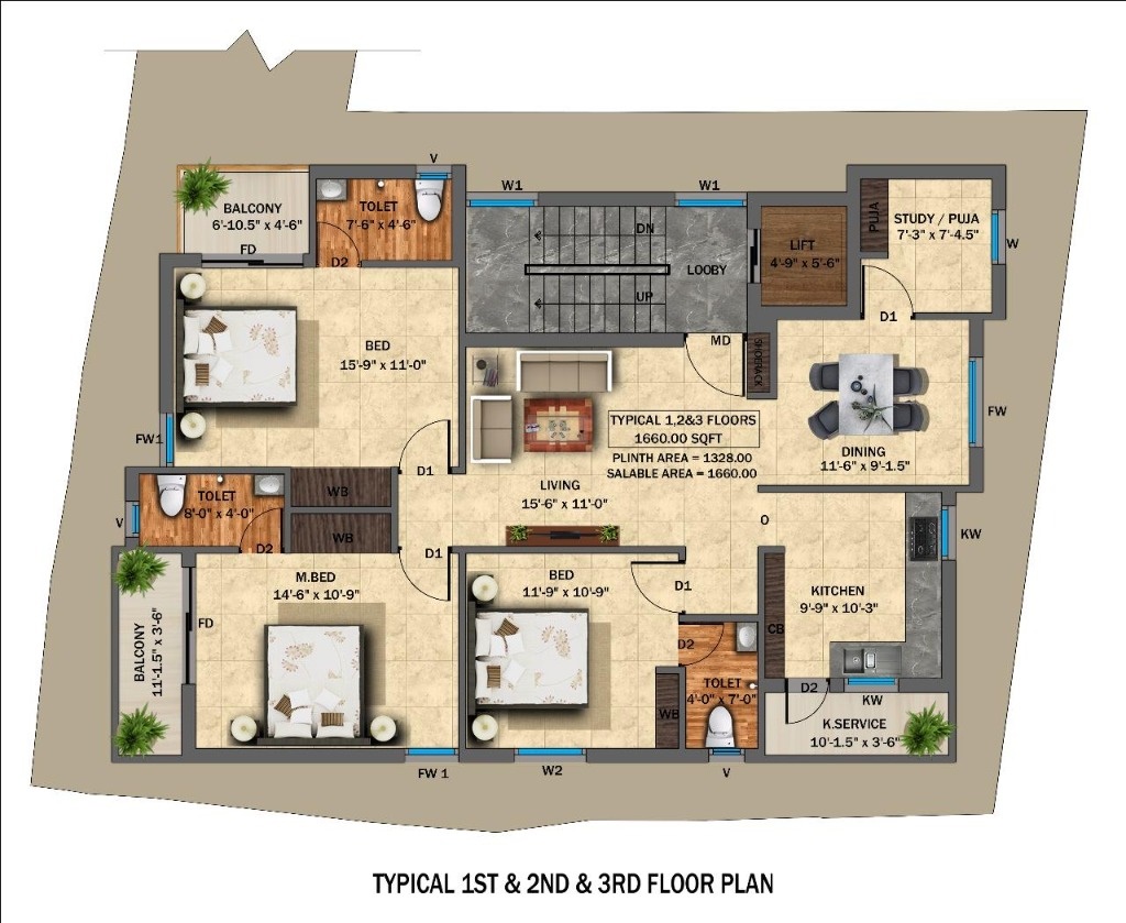 Madipakkam Floor Plan